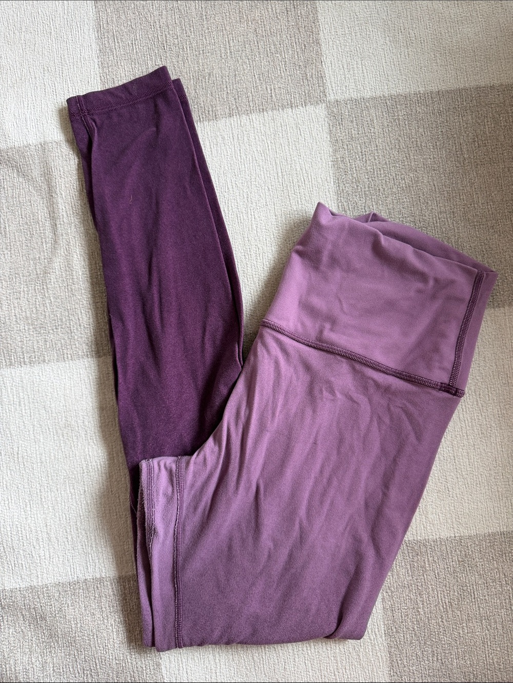 lululemon athletica Purple Ombre Leggings